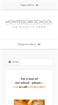 Mobile Screenshot of montessoritheplacetogrow.ca